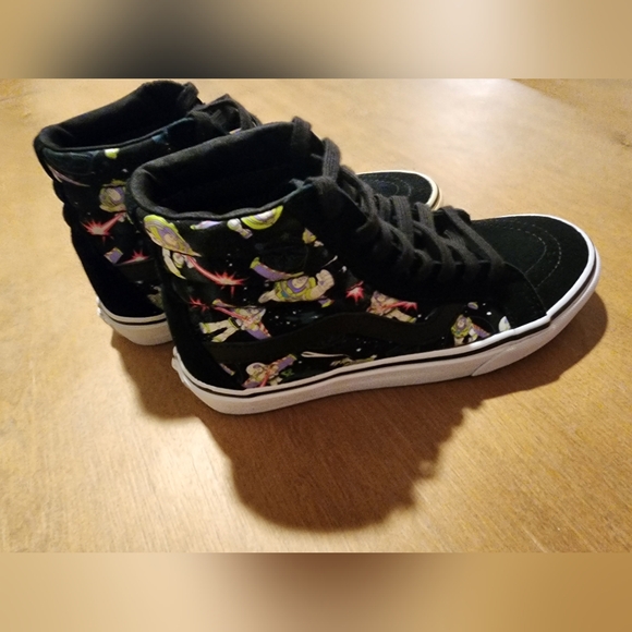 Vans Disney Toy Story Sk8 Hi Pixar Buzz Lightyear Suede Shoes Size Men’s 5.5 - Picture 5 of 11